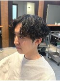 無造作シャドウパーマ/津田沼/メンズパーマ/波巻きパーマ