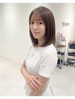ハーツオオサカ(HE:ARTS OSAKA)&nbsp;シースルーがかわいい韓国ミディ