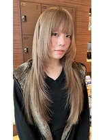 ブローチ(broche) ミルクティーベージュ