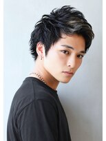 ブランニュー オーバー 難波店(Brandnew over)&nbsp;【Brandnew】メンズカット＿フェザーショート＿アップバング