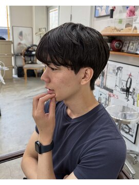 ジェリコヘアー(JERICHO HAIR) 韓国メンズヘア!サイドと襟足はダウンパーマにタイトに!