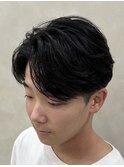 波巻きツイストスパイラル/リバースセンターパート/円町