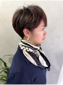 ツーブロック マニッシュマッシュショート