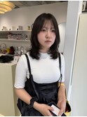ミルクティーブロンド/ダークブルー/デジタルパーマ/千葉駅