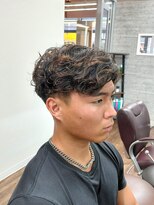 kaming 【メンズパーマ】波巻きスパイラル×刈り上げパートスタイル