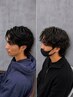 【ご新規様限定】メンズカット+パーマ+3stepTR ¥15000