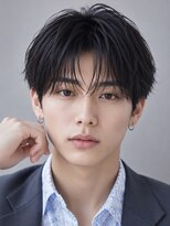 オーシャントーキョー サニー 原宿(OCEAN TOKYO Sunny)&nbsp;センターパートシースルーマッシュニュアンスパーマ韓国フェザー