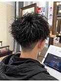 ツイストスパイラル/ツイストパーマ/波巻きパーマ