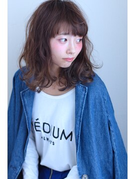 リッシュ(Hair&Eyelash Riche) くしゃぼぶ/大人ガーリーセミディ/パーマ/簡単スタイリング