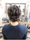 アレンジシニヨン【成人式　ヘアアレンジ　立川/立川南/袴】