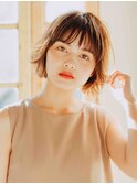 大人可愛いショートボブ
