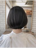 大人可愛い×暗めカラー/大人ボブ/ダークアッシュ◎30代40代50代