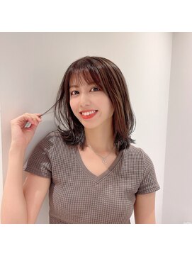 ローネス ギンザ(LONESS ginza) 大人可愛い20代30代40代ボブのラベージュカラー☆くびれヘア