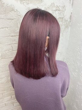 プライズ 表参道原宿店(prize) ラベンダーピンク、暖色系カラー、透明感カラー【原宿、表参道】