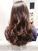 セミロング　大人可愛いゆるふわパーマ