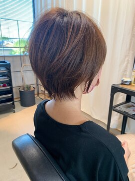ハチ(hachi) 20代30代40代再現性抜群ショートボブヌーディーカラーブラウン
