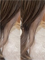 ネオリーブアイム 横浜西口店(Neolive aim)&nbsp;インナーカラー☆ホワイトベージュ【横浜】