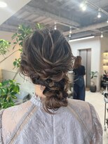 フラッグ ヘアー 天神西通り店(Flag HAIR)&nbsp;結婚式　お呼ばれ　ヘアセット