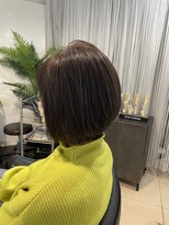 ラブクロムトーキョー オモテサンドウ(LOVECHROME OMOTESANDO)&nbsp;ツヤ髪白髪活かし☆大人モード。ダークアッシュ