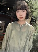 qiie/外ハネボブ/セクションカラー/グラデーションカラー