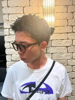 スティーロ 渋谷(Steelo) Steelo スパイキーショート×モノトーンブラック