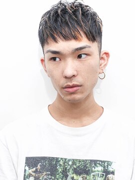 ルックグッドストア(LOOK GOOD STORE) 束感ショートマッシュパーマウルフ波巻きハイライト270