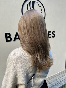 バカンス 八丁堀(BACANCES) 【BACANCES八丁堀】ミルキーベージュ＋髪質改善