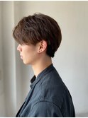 MEN'SHAIRアッシュブラックベリーショートダークアッシュ