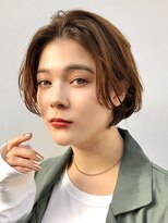 アンドレイ 表参道(andrey)&nbsp;デザインカラー/レイヤーカット/ウェットヘア/オリーブベージュ