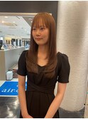 ★岡田有加★20代30代★銀座★王道清楚の顔まわりレイヤー
