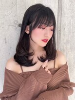 ロンドルーナ 岐阜(Lond Luna)&nbsp;レイヤーカット/韓国ヘア/顔まわり/2wayバング41114