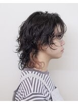 ルプラ ブリリアント(le-pla brilliant)&nbsp;パーマ/ウルフ/レイヤーカット/イヤリングカラー/ピンクベージュ