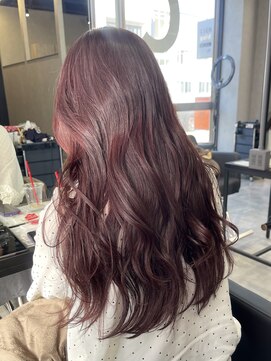 シエンゴールド(CIEN gold) ブリーチなしwカラーで作るカシスカラー♪