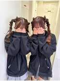 指名限定スタイル♪双子立体ツインテール