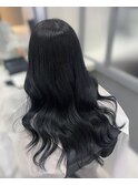 ダークグレーコリアンブラックブルーブラック