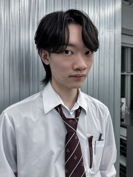 キバ(kva) ▽□□▽毛流れウルフ/メンズウルフ