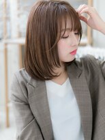 モッズヘア 越谷(mod's hair) マロンベージュ小顔ミディアムボブレイヤーc6越谷20代30代40代