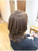 ミディアム外ハネスタイル　　JAGARA津田沼店　AYUMI