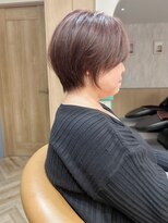 ロンド エメ 柏(Lond aimer) イメチェン×ブリーチなしダブルカラー髪質改善前髪ショート[柏]