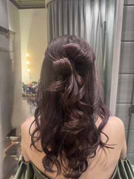 パズードコー(PSSD-CO.+5) ハーフアップ 韓国系