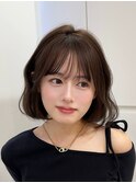 10代20代30代韓国ボブ髪質改善切りっぱなしボブ似合わせカット