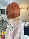 切りっぱなしボブ×オンンジ