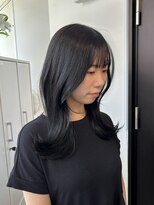 マーシュ 梅田(marshu)&nbsp;ハナstyle/ワンホンスタイル/ブルーブラック°○