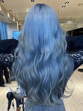 アマトウキョウ アユンチェ(AMA TOKYO×AYUNCHE) ブリーチカラー　ホワイトアッシュ　シルバー　ダブルカラー