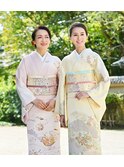 髪UP＋訪問着着付２点