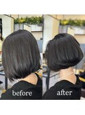 【Cote表参道】20代30代40代大人ボブ/前下がりボブ/ショートボブ