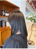オリーブグレージュ+髪質改善トリートメント