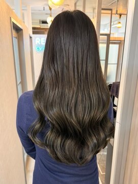 アリアツイン バイ エクラート 池袋西口店(ARiA TWiN by ECLART) ダークグレージュ[髪質改善][縮毛矯正]