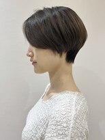 ピークアブー アヴェダ アトレ恵比寿(PEEK-A-BOO AVEDA) 奥行きショート王道ショートレイヤー前髪なし透明感カラー