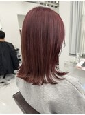 韓国風レイヤーカット顔まわりくびれオルチャン梅田